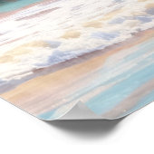 Strand Oceaan Kunst Poster (Hoek)