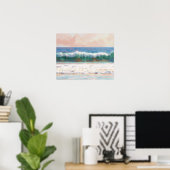 Strand Oceaan Kunst Poster (Thuiskantoor)