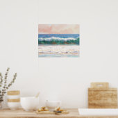 Strand Oceaan Kunst Poster (Keuken)