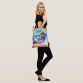 Strand oceaan palmen zand gepersonaliseerd Tas (Op model)