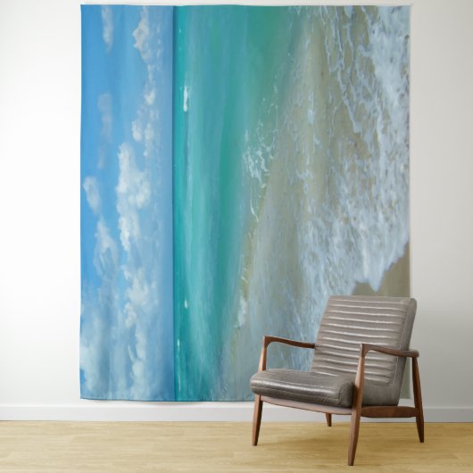 Strand Oceaan Schitterend Landschap Wanddecoratie Wandkleed (In situ)