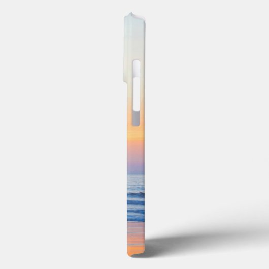 Strand Oceaan Tropisch Monogram Case-Mate iPhone Case (Achterkant / Links)