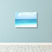 Strand Oceaan Uitzicht verpakt Canvas Afdruk (Insitu (Houten vloer))