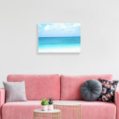 Strand Oceaan Uitzicht verpakt Canvas Afdruk (Insitu (Woonkamer))