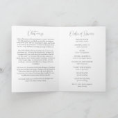 Strand Oceaan Viering van het Leven Foto Begrafeni Programma (Binnen)