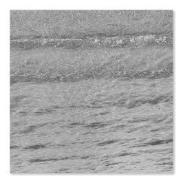 Strand Oceaan Waterpatronen Helder Grijs Zwart Wit Behang
