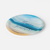 Strand oceaan zee zomerfeest papieren bordje (Gekanteld)