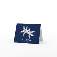 Strand Oceaan Zeester Koppel Bedankt