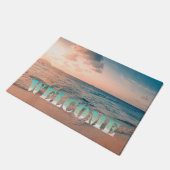 Strand, Oceaan, Zonsondergang ,Welkom Deurmat (Schuin)