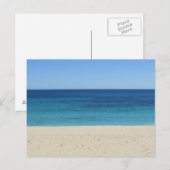 Strand oceaanlagen briefkaart (Voorkant / Achterkant)