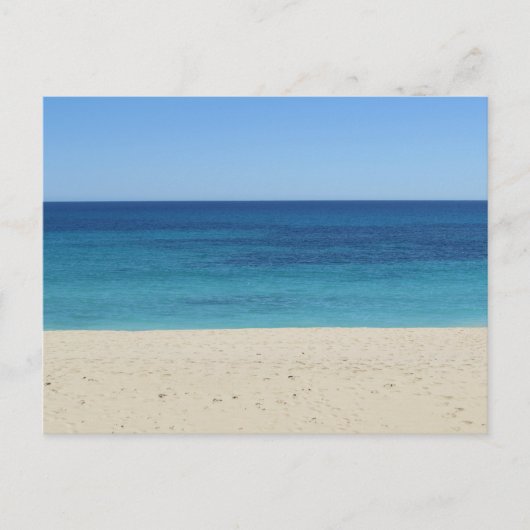 Strand oceaanlagen briefkaart (Voorkant)