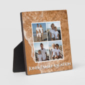 Strand oceaanzand surf personaliseren foto templat fotoplaat (Voorkant)