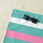 Strand Ocean Front Sand + Surven strepen Strandlaken (In situ)