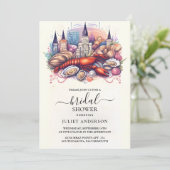 Strand Ocean Summer New Orleans Vrijgezellenfeest Kaart (Staand voorkant)