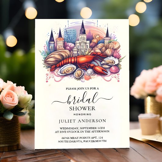 Strand Ocean Summer New Orleans Vrijgezellenfeest Kaart