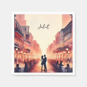 Strand Ocean Summer New Orleans Vrijgezellenfeest Servet