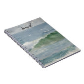 Strand Ocean Wave Art Journal Notitieboek (Rechterzijde)