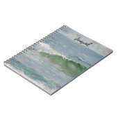 Strand Ocean Wave Art Journal Notitieboek (Linkerzijde)