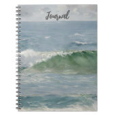 Strand Ocean Wave Art Journal Notitieboek (Voorkant)