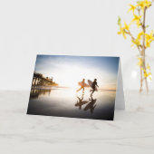 Strand Oceanside Kaart (Gele Bloem)