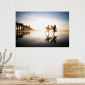 Strand Oceanside Poster (Keuken)