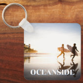 Strand Oceanside Sleutelhanger (Voorkant)