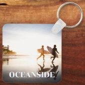 Strand Oceanside Sleutelhanger (Achterkant)