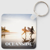 Strand Oceanside Sleutelhanger (Achterkant)