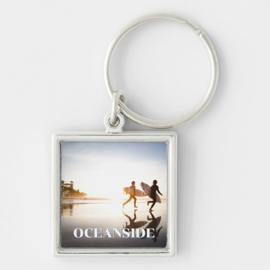 Strand Oceanside Sleutelhanger (Voorkant)