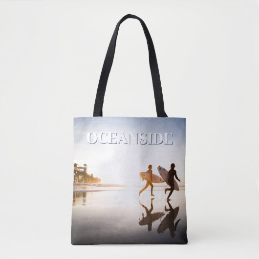 Strand Oceanside Tote Bag (Voorkant)