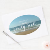 Strand Oever Naam Labels (Envelop)