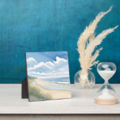Strand Oever Wandel | Kust Oceaan Aquarel Fotoplaat (Insitu)