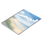 Strand Oever Wandel | Kust Oceaan Waterverf Notitieboek (Linkerzijde)