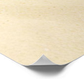 Strand Oever | Waterverf Blauw Poster (Hoek)