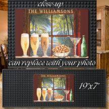 Strand of uw foto monogram naam