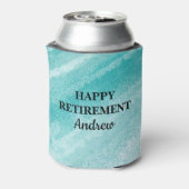 Strand of zwembad of zomerpensioen blikjeskoeler (Blikje Achterkant)