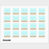 Strand Ombre Elegante Favor Stickers (Vel)