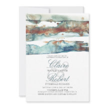  strand onderwater Waterverf Splash Wedding