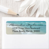 Strand Ontspanning Ocean Uitzicht Spa Wit Zand Etiket (Insitu)