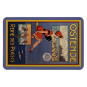 strand Oostende Summer zwemt schoonheid Magneet (Horizontaal)