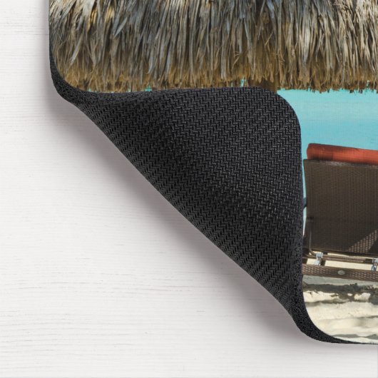 strand op Bora Bora mousepad Muismat (Hoek)