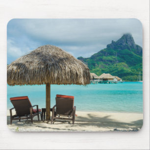 strand op Bora Bora mousepad Muismat