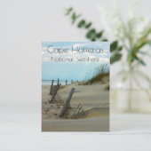 Strand op Cape Hatteras National Seashore, NC Briefkaart (Staand voorkant)