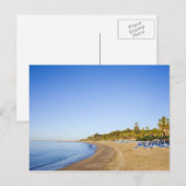 strand op Costa del Sol in Marbella Briefkaart (Voorkant / Achterkant)