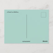 Strand op de Malediven Briefkaart (Achterkant)