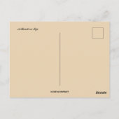 Strand op Fiji Briefkaart (Achterkant)