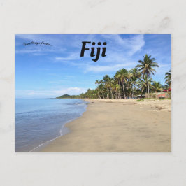 Strand op Fiji Briefkaart