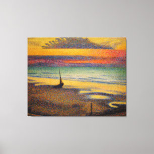 strand op Heist door Georges Lemmen 1891 Canvas Afdruk