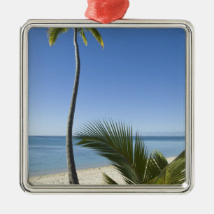 Strand op het vasteland van Aitutaki, Cookeilanden Metalen Ornament