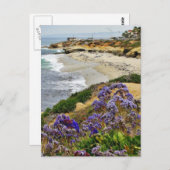 strand op La Jolla Cove Briefkaart (Voorkant / Achterkant)